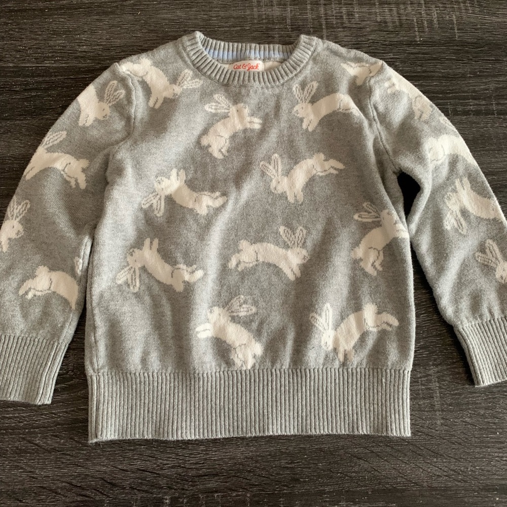 Toddler bunny sweater